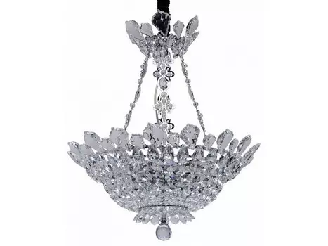 Подвесная люстра патриция (mw-light) серебристый 130 см.