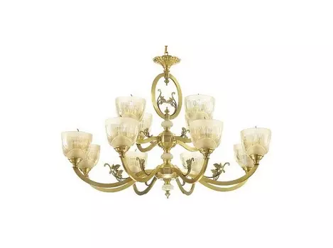 Подвесная люстра piemont (odeon light) золотой 170.0 см.