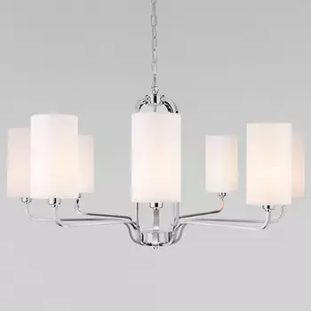 Подвесная люстра purezza (eurosvet) белый 50 см.