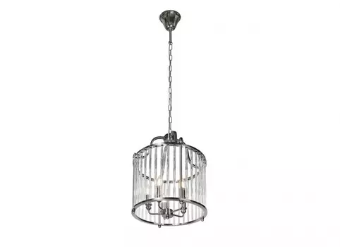 Подвесная люстра qeens (ilamp) серебристый 52 см.