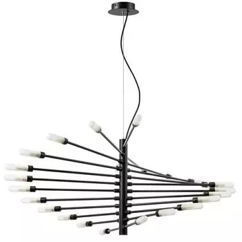 Подвесная люстра ragno (lightstar) белый 50 см.