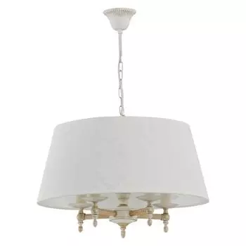 Подвесная люстра roksana white (alfa) белый 88 см.