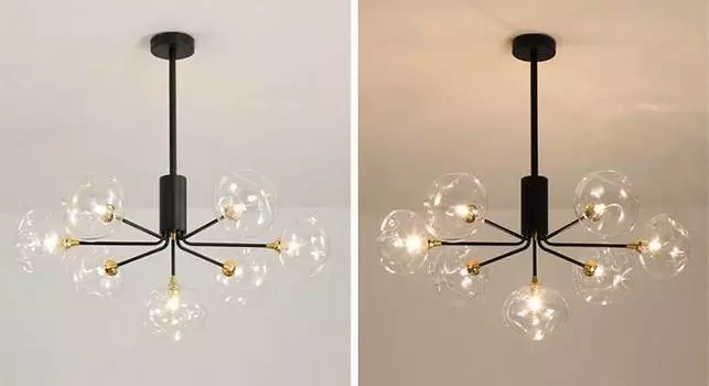 Подвесная люстра santa (moderli) черный 70x74 см.