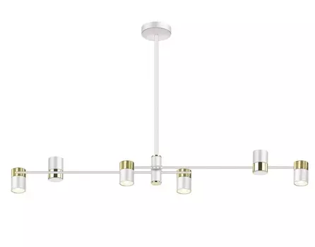 Подвесная люстра саурис (lumien hall) белый 96x74x15 см.