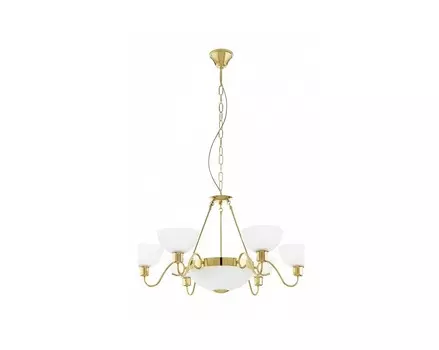 Подвесная люстра savoy 1 (eglo) золотой 110 см.