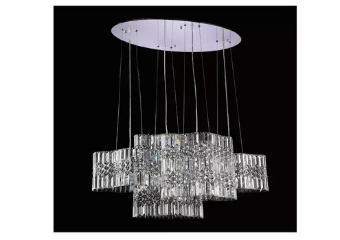 Подвесная люстра сейен (lumien hall) прозрачный 21 см.