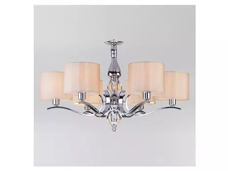 Подвесная люстра shantel (eurosvet) бежевый 87 см.