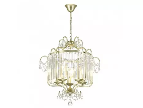 Подвесная люстра sharm (odeon light) прозрачный 129 см.