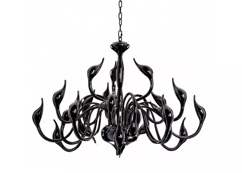 Подвесная люстра сigno collo (lightstar) черный 100 см.