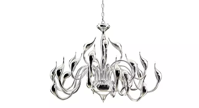 Подвесная люстра сigno collo (lightstar) серебристый 100 см.