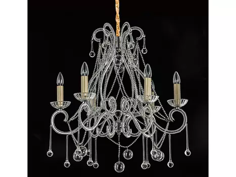 Подвесная люстра silvest (mak-interior) серебристый 63x61x63 см.