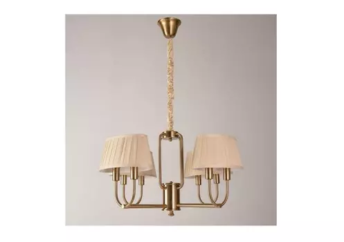 Подвесная люстра софия (mw-light) бежевый 58 см.