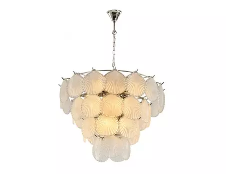 Подвесная люстра soho (ilamp) прозрачный 43 см.