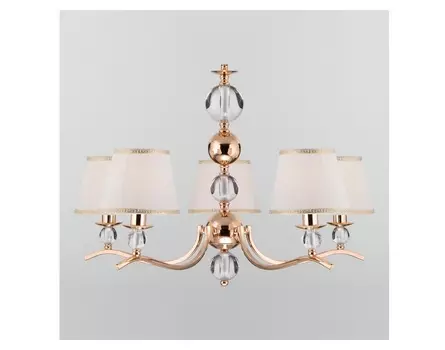 Подвесная люстра sortino (eurosvet) бежевый 88 см.