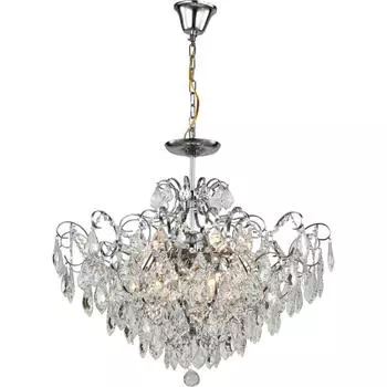 Подвесная люстра stilfort carmen 1036/09/12p (stilfort) серебристый 750 см.