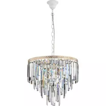 Подвесная люстра stilfort kristalina 2110/03/06p (stilfort) золотой 320 см.