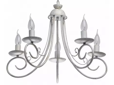 Подвесная люстра свеча (demarkt city) серый 60 см.