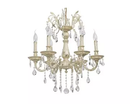 Подвесная люстра свеча (mw-light) белый 97 см.