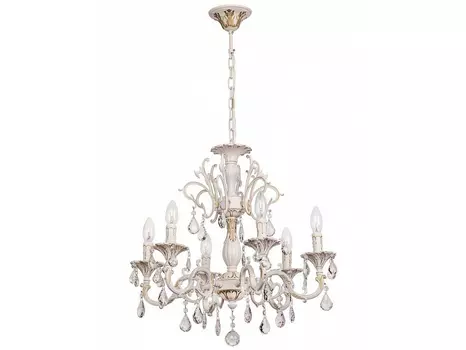 Подвесная люстра свеча (mw-light) бежевый 96.0 см.