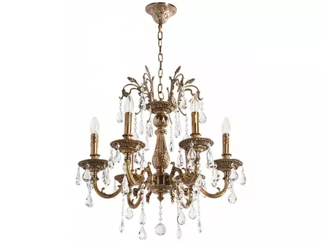 Подвесная люстра свеча (mw-light) коричневый 95.0 см.