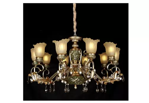 Подвесная люстра тейни (lumien hall) бежевый 64 см.