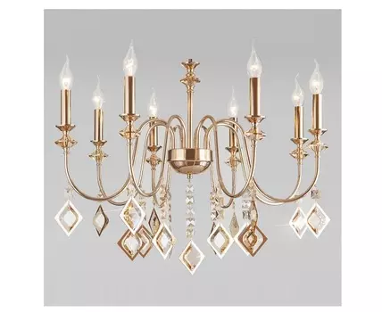 Подвесная люстра telao (eurosvet) прозрачный 105 см.