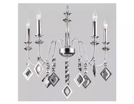 Подвесная люстра telao (eurosvet) прозрачный 122 см.