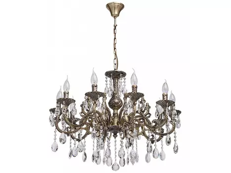 Подвесная люстра тоскана (mw-light) бронзовый 100 см.