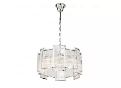 Подвесная люстра tribeca (ilamp) серебристый 59 см.