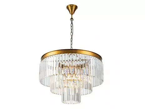 Подвесная люстра triumph (ilamp) бронзовый 50 см.