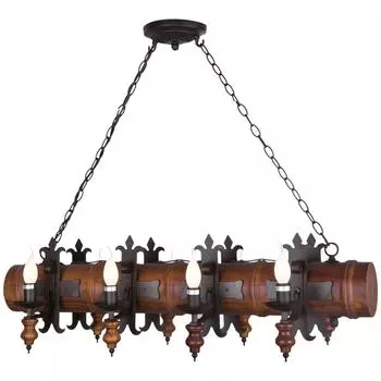 Подвесная люстра velante 599-703-08 (velante) коричневый 970x800 см.