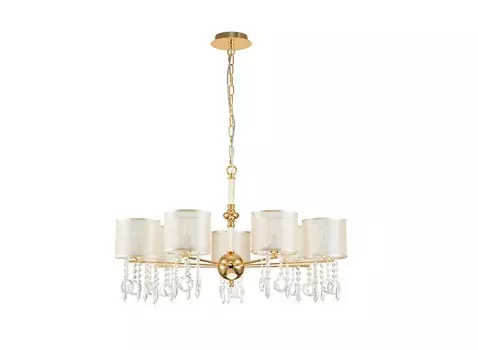 Подвесная люстра ventus (favourite) прозрачный 46 см.