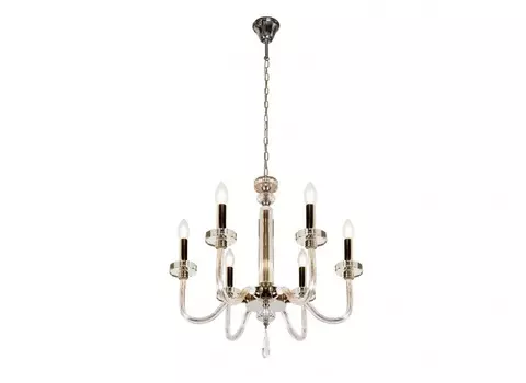 Подвесная люстра vibe (ilamp) прозрачный 63 см.