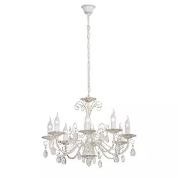 Подвесная люстра vitaluce v1180/8 (vitaluce) белый 1000x600 см.