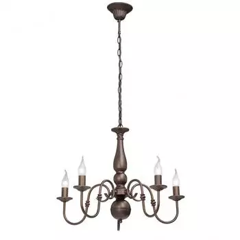 Подвесная люстра vitaluce v1660-8/5 (vitaluce) коричневый 1010x600 см.