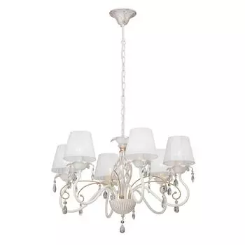 Подвесная люстра vitaluce v1682-0/6 (vitaluce) бежевый 1040x650 см.