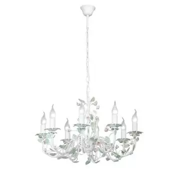 Подвесная люстра vitaluce v1782-0/8 (vitaluce) белый 920x650 см.