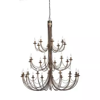Подвесная люстра vitaluce v1804-7/16+8+8 (vitaluce) коричневый 3960x1300 см.