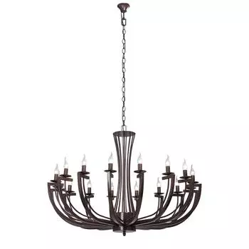 Подвесная люстра vitaluce v3295-7/16 (vitaluce) коричневый 2160x1210 см.