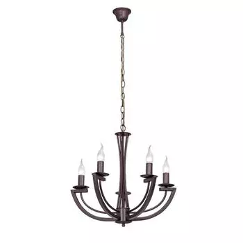 Подвесная люстра vitaluce v3295-7/5 (vitaluce) коричневый 1030x400 см.