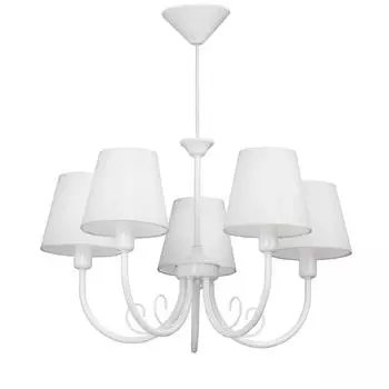 Подвесная люстра vitaluce v3325/5 (vitaluce) белый 500x520 см.