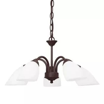 Подвесная люстра vitaluce v3335/5 (vitaluce) коричневый 600x540 см.