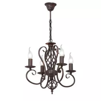 Подвесная люстра vitaluce v3346/4 (vitaluce) коричневый 750x400 см.