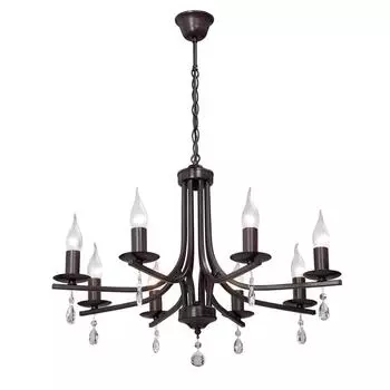 Подвесная люстра vitaluce v3806-7/8 (vitaluce) коричневый 850x630 см.