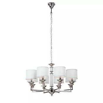 Подвесная люстра vitaluce v3900/8 (vitaluce) серебристый 1480 см.