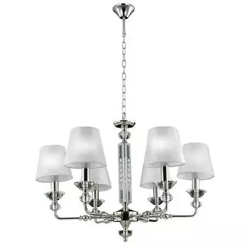 Подвесная люстра vitaluce v3922/6 (vitaluce) серебристый 1050x730 см.