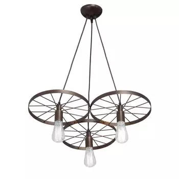 Подвесная люстра vitaluce v4165-8/3s (vitaluce) коричневый 1040x610 см.