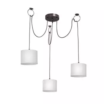 Подвесная люстра vitaluce v4830-7/3s (vitaluce) коричневый 1540x500 см.