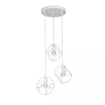 Подвесная люстра vitaluce v4931-0/3s (vitaluce) белый 1130 см.