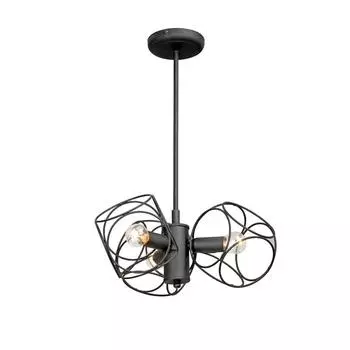 Подвесная люстра vitaluce v4933-1/3pl (vitaluce) черный 535x400 см.